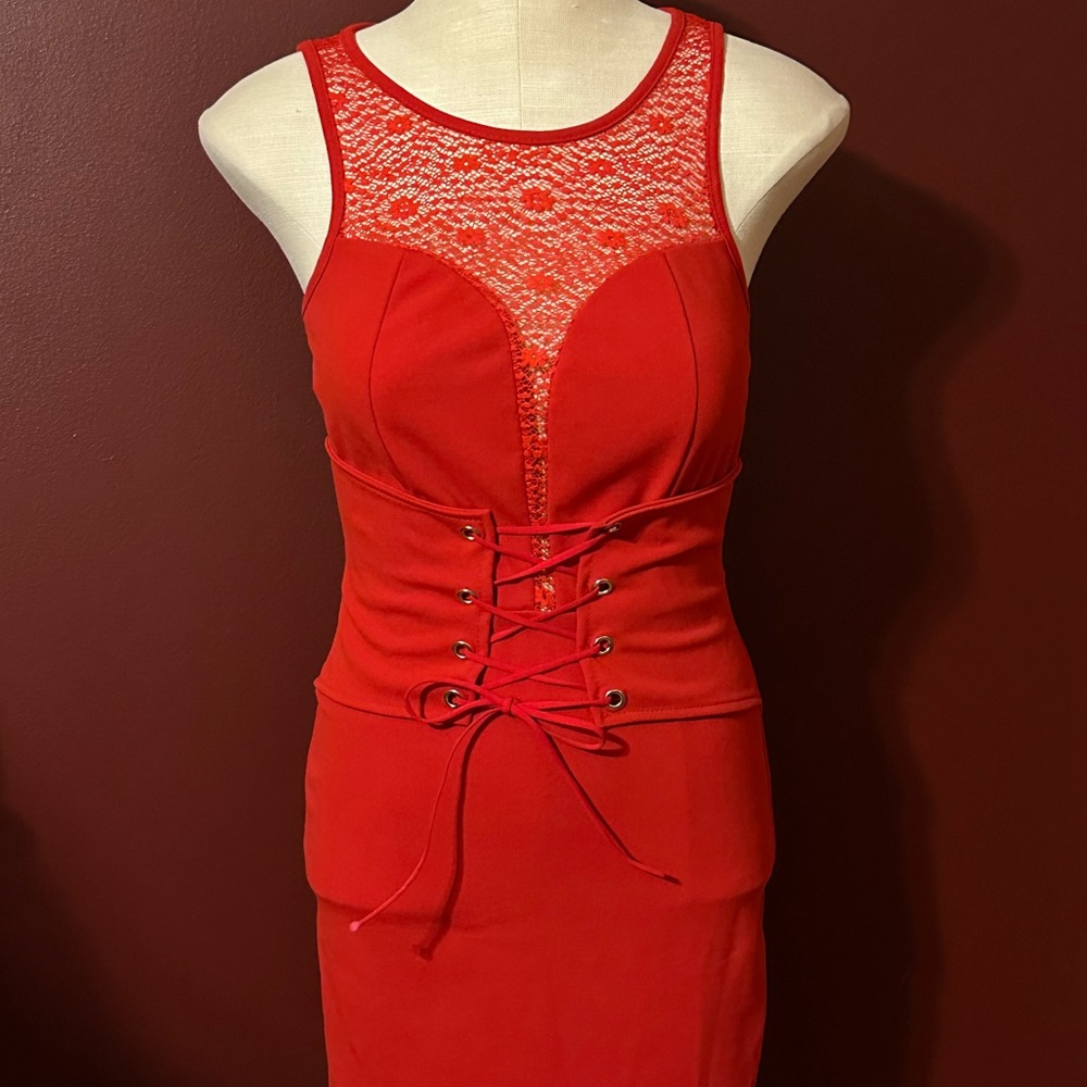 Red dress